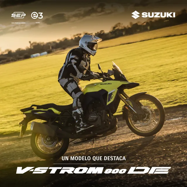 La Suzuki V-STROM 800DE está lista para tu próxima aventura. Aprovecha el Bono Marca Agosto de $1.300.000 y llévatela por $11.699.900.

Cotiza en Suzukimotos.cl