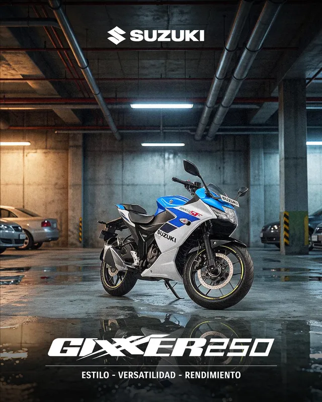 La primavera se disfruta sobre dos ruedas. Con la Suzuki Gixxer 250 FI, combina estilo, versatilidad y rendimiento para moverte por la ciudad y disfrutar cada s